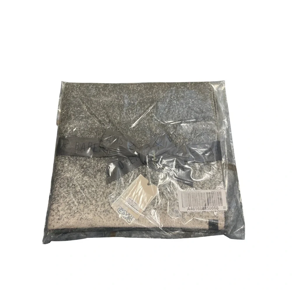 Barefoot Dreams CozyChic Lite Confetti Scarf Smokey‎ Green Fog Gray Size OS NWT